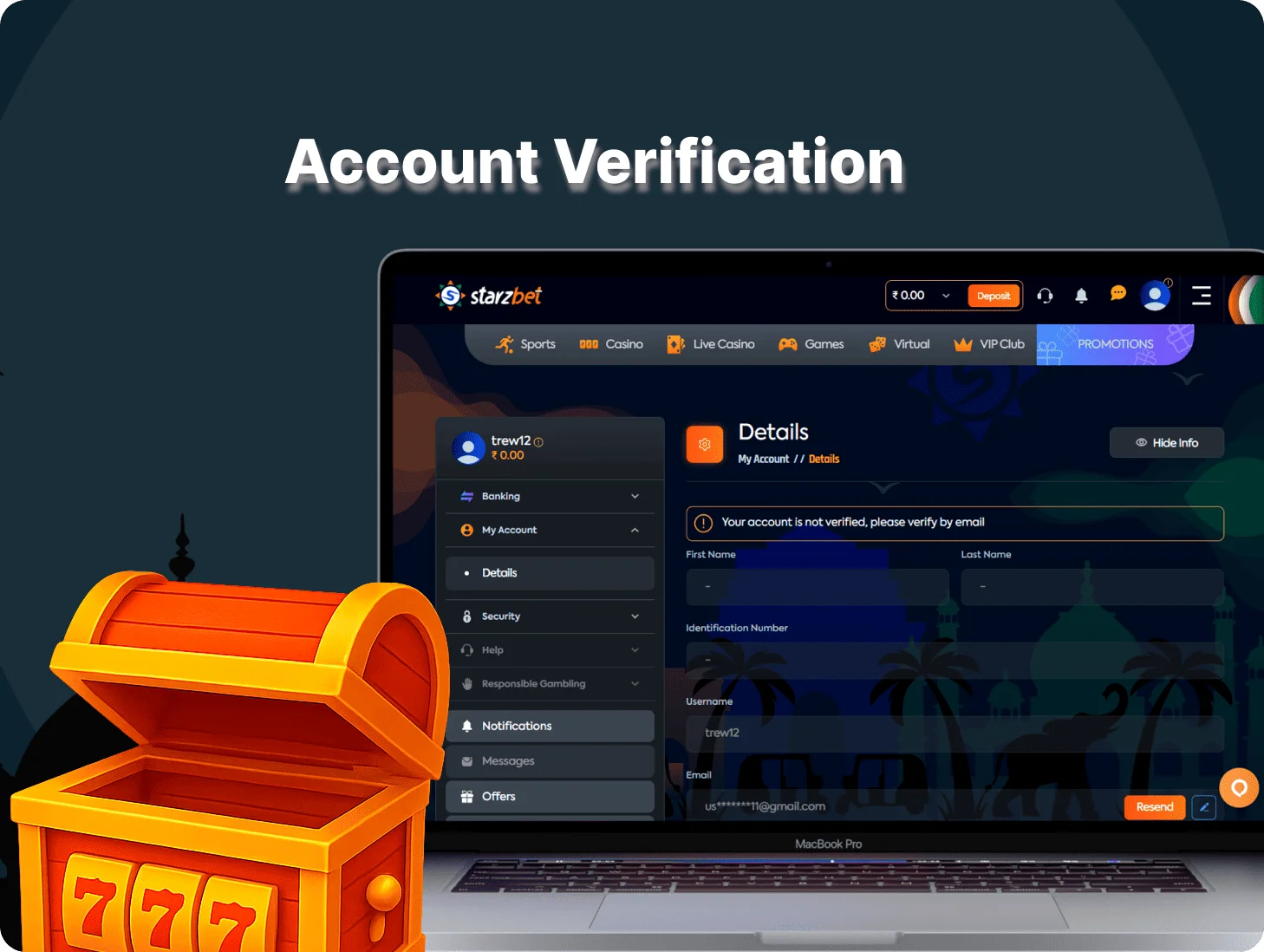 starzbet account verification